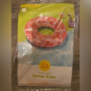 Pink Inflatable Swim Tube 31”